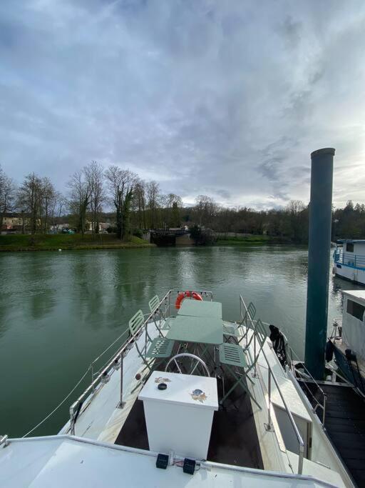 Charmant Bateau Sur La Marne Jouarre Exterior foto