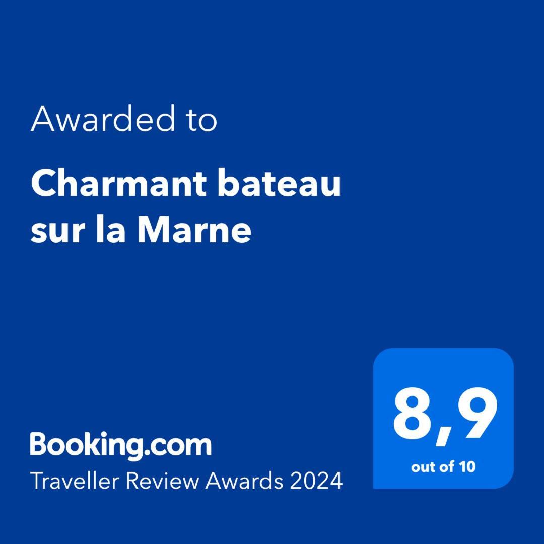 Charmant Bateau Sur La Marne Jouarre Exterior foto